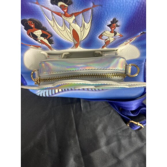 Loungefly Disney Hercules Muses Clouds Mini Backpack and Crossbody Bag Set NWOT - Picture 6 of 10